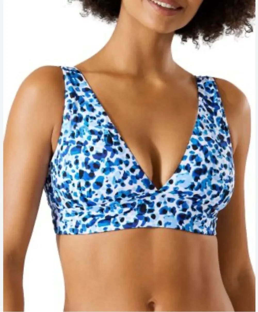 Tommy Bahama Palm Modern leopard Bikini top